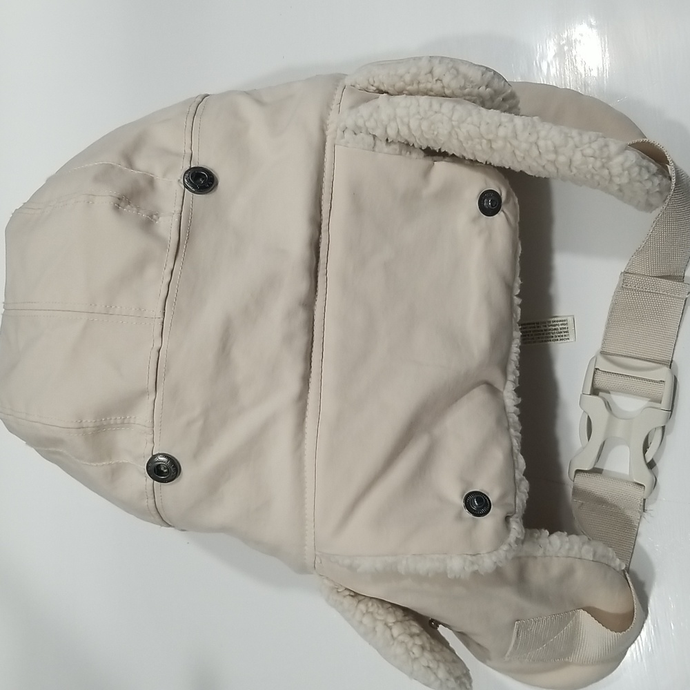 Free People Cream Shearling Hat - Picture 3 of 7